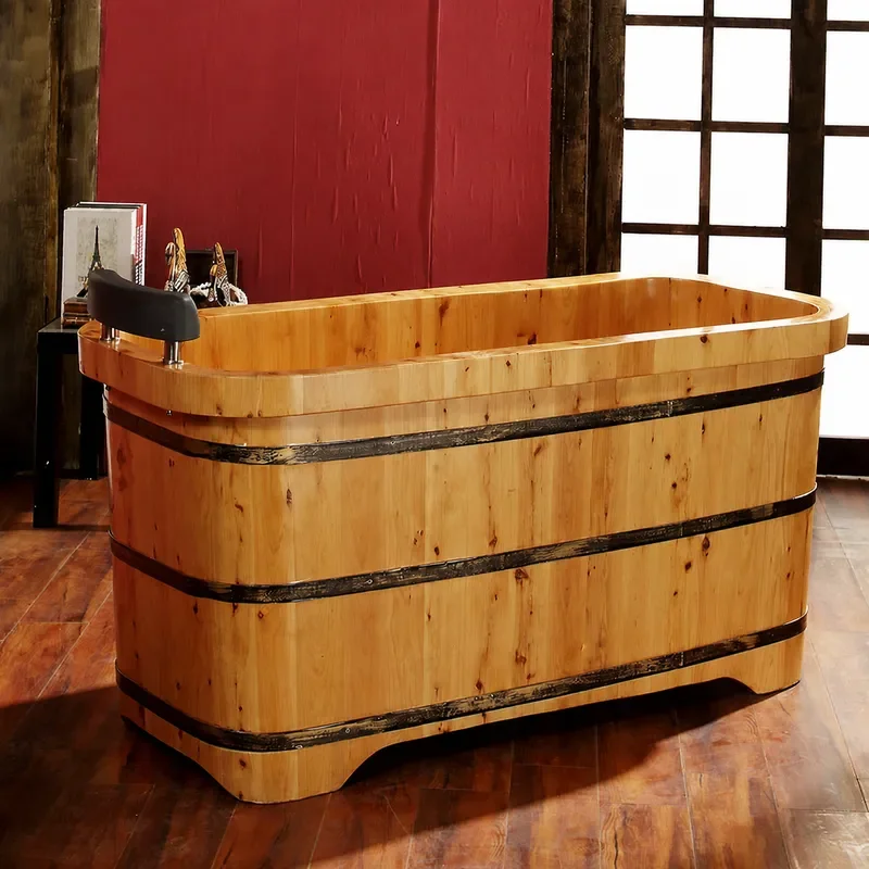 Spa Wellness Health - Bak Mandi Kayu Cedar Sichuan untuk