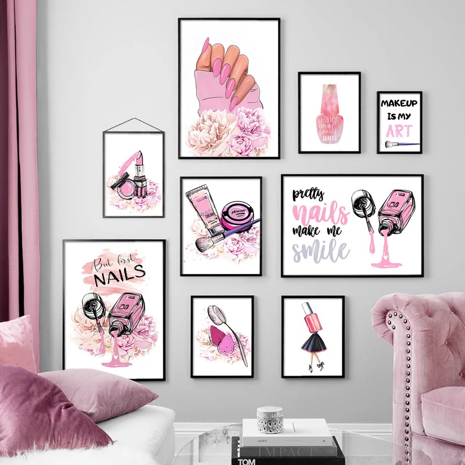 Spa Wellness Images - Salon Kecantikan Trendi Lipstik Mewah Poster