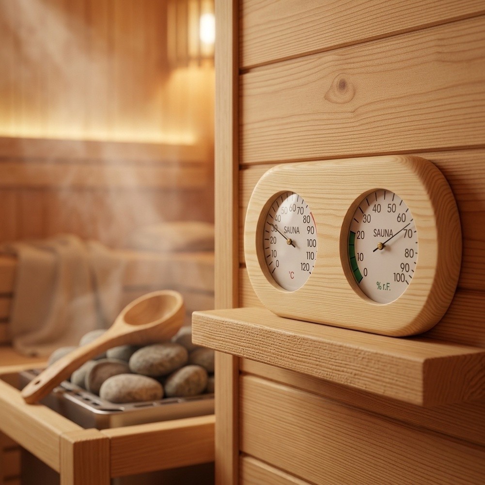 Pengukur Kelembapan Suhu Ganda - Spa And Wellness Center ulasan dan harga