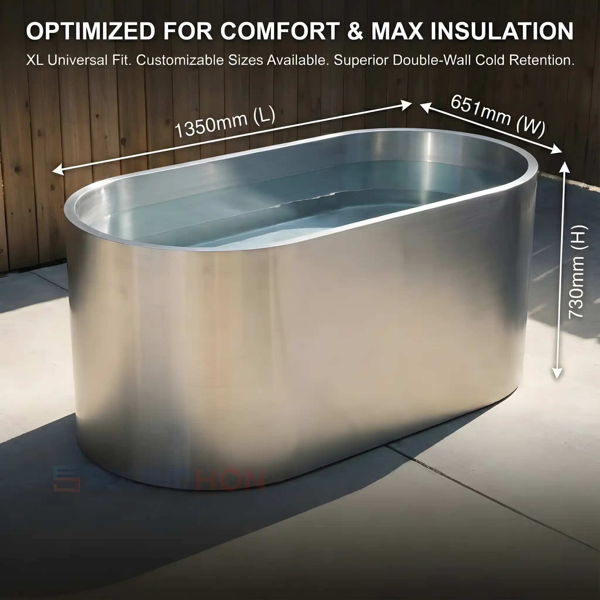 Bak Mandi Es Baja Tahan Karat  - Spa Wellness Usa ulasan dan harga