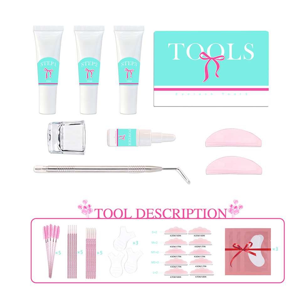 Kit Lifting Bulu Mata Korea 5- - Lash Lift Kit ulasan dan harga